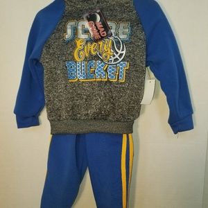 Nice outfit with a sweater hoodie size 3T 4T, 2T